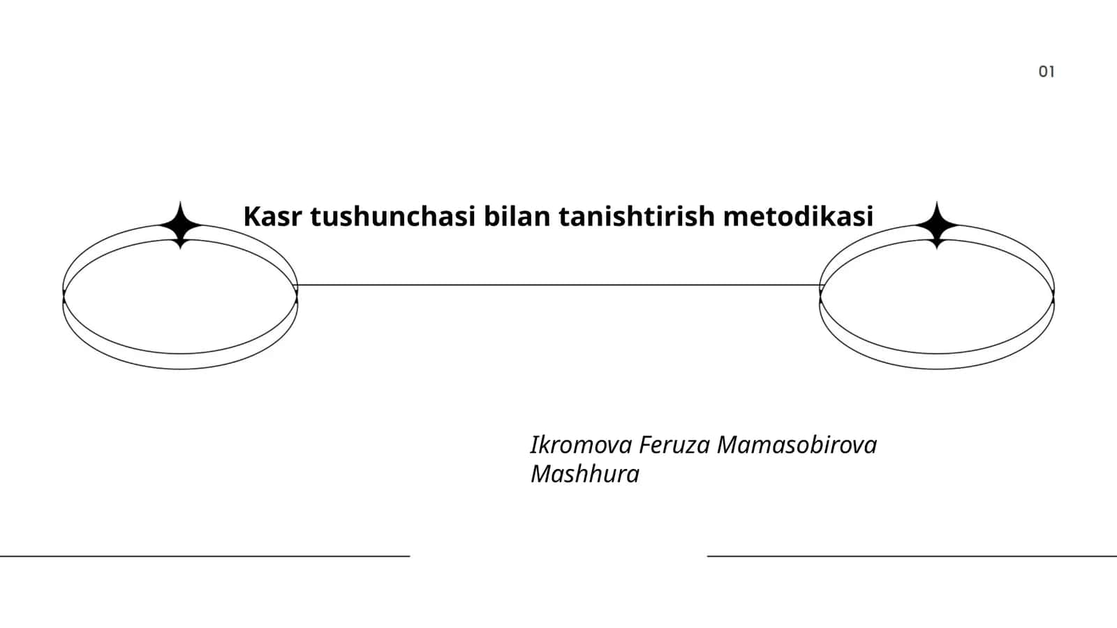 Kasr tushunchasi bilan tanishtirish metodikasi 1