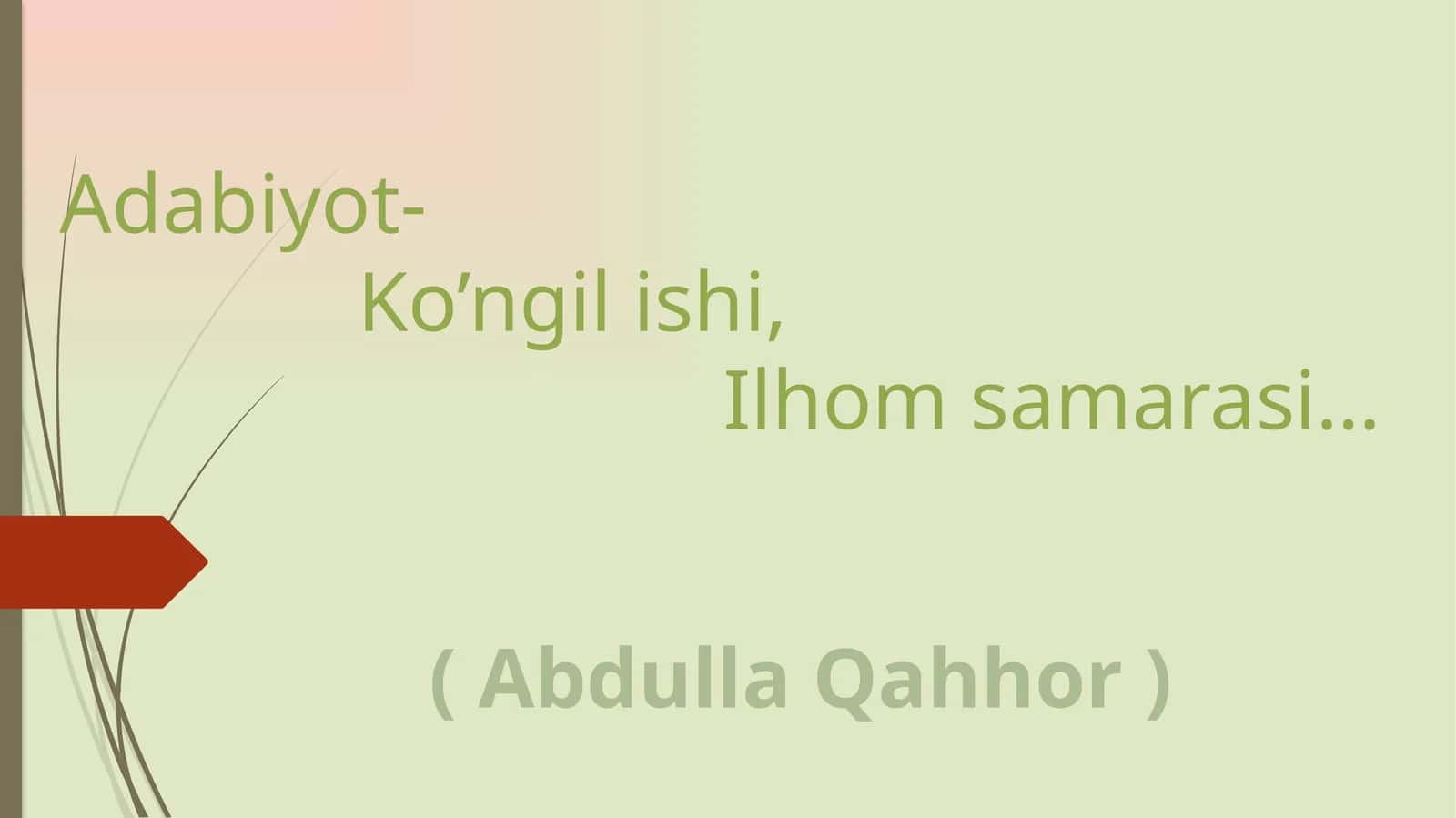 Adabiyot 1