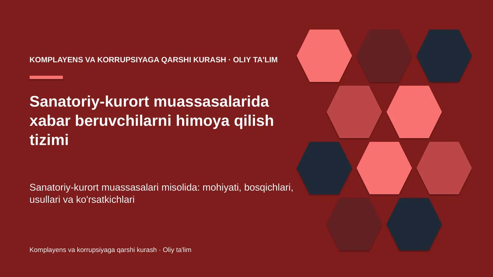 sanatoriy kurort muassasalarida xabar beruvchilarni himoya qilish tizimi 2273 1