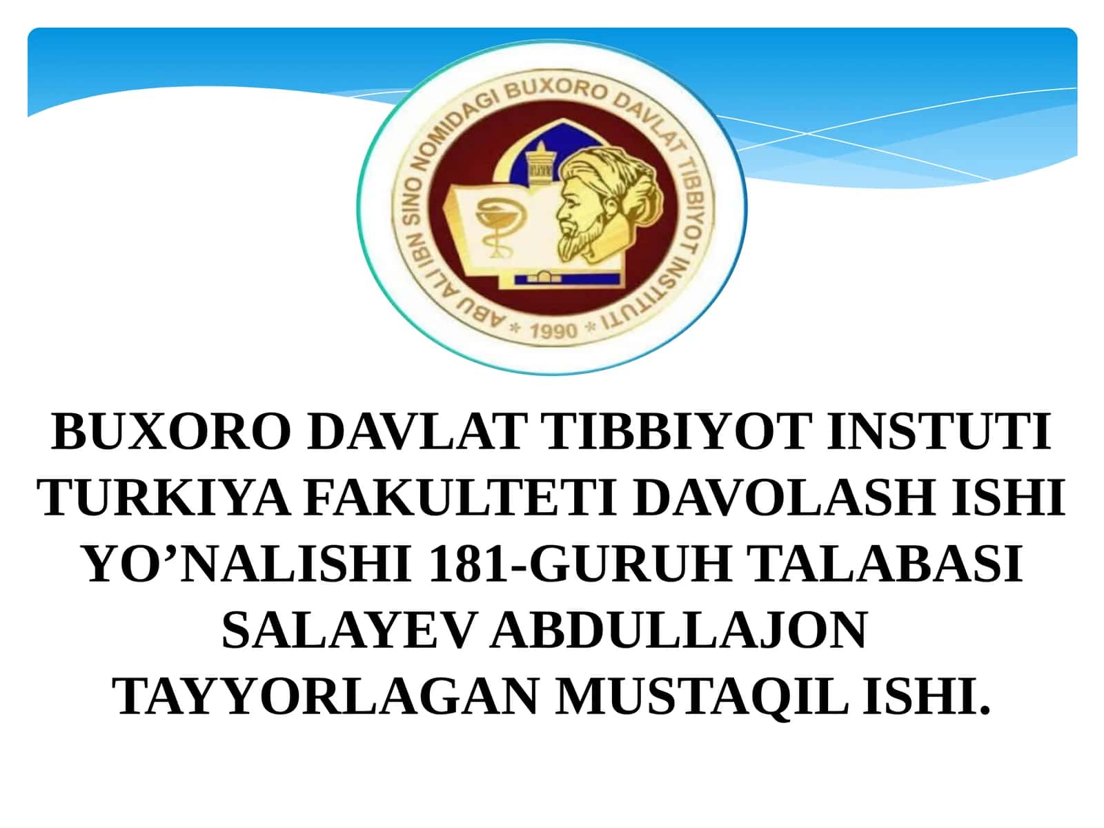 Tibbiy terminologiya tarixi 1