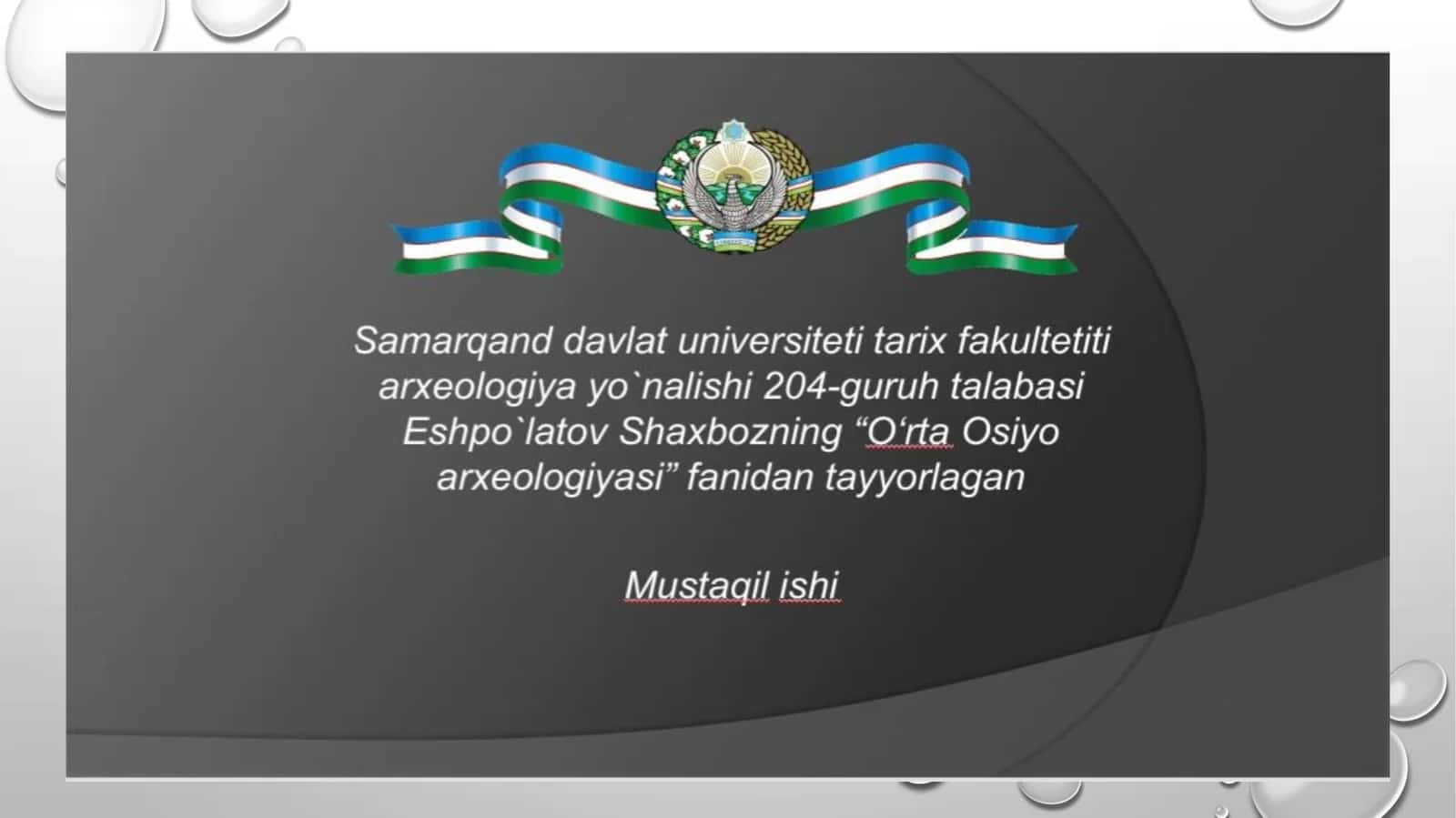 Baqtriyabronza davriprota-shahar madaniyatlari 1
