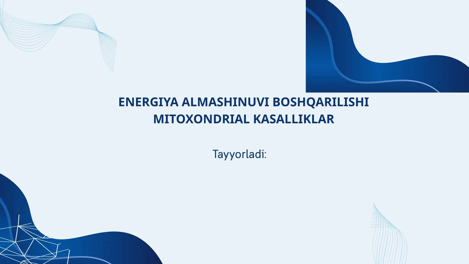 ENERGIYA ALMASHINUVI BOSHQARILISHI 1