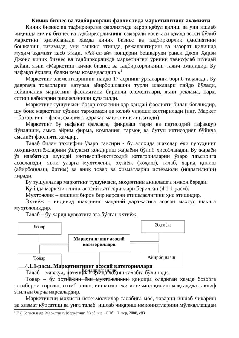 Маркетингнинг аҳамияти 1