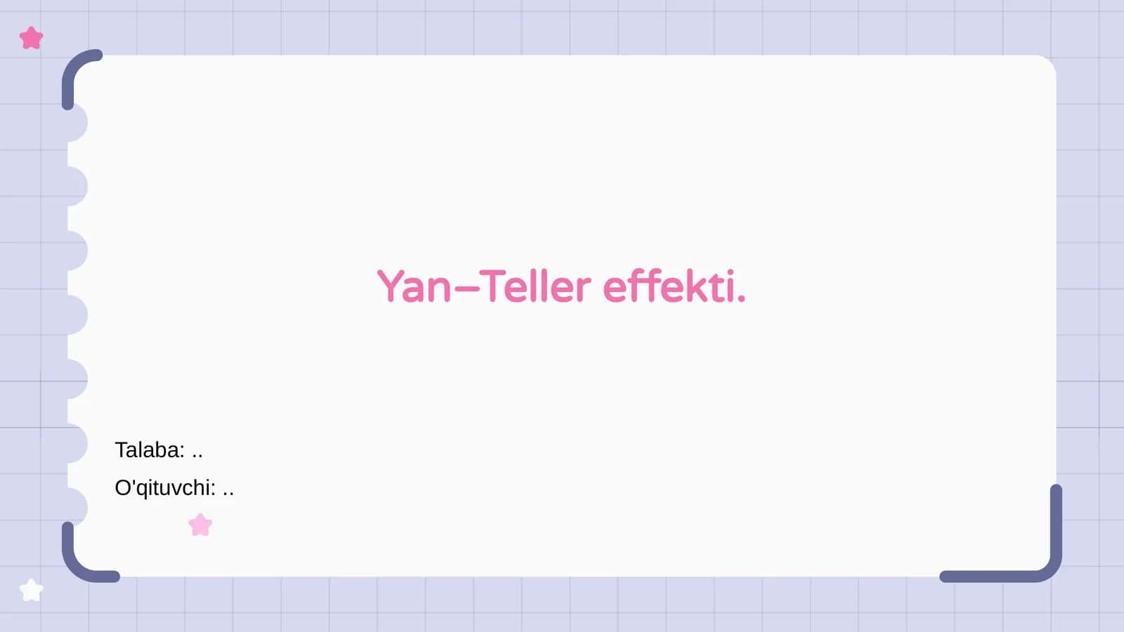 Yan–Teller effekti 1