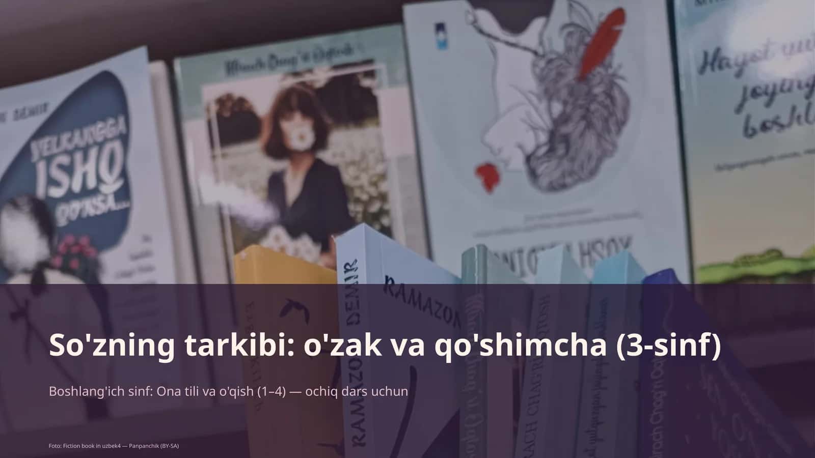 Ona tili va o'qish (1–4) - ochiq dars uchun 1