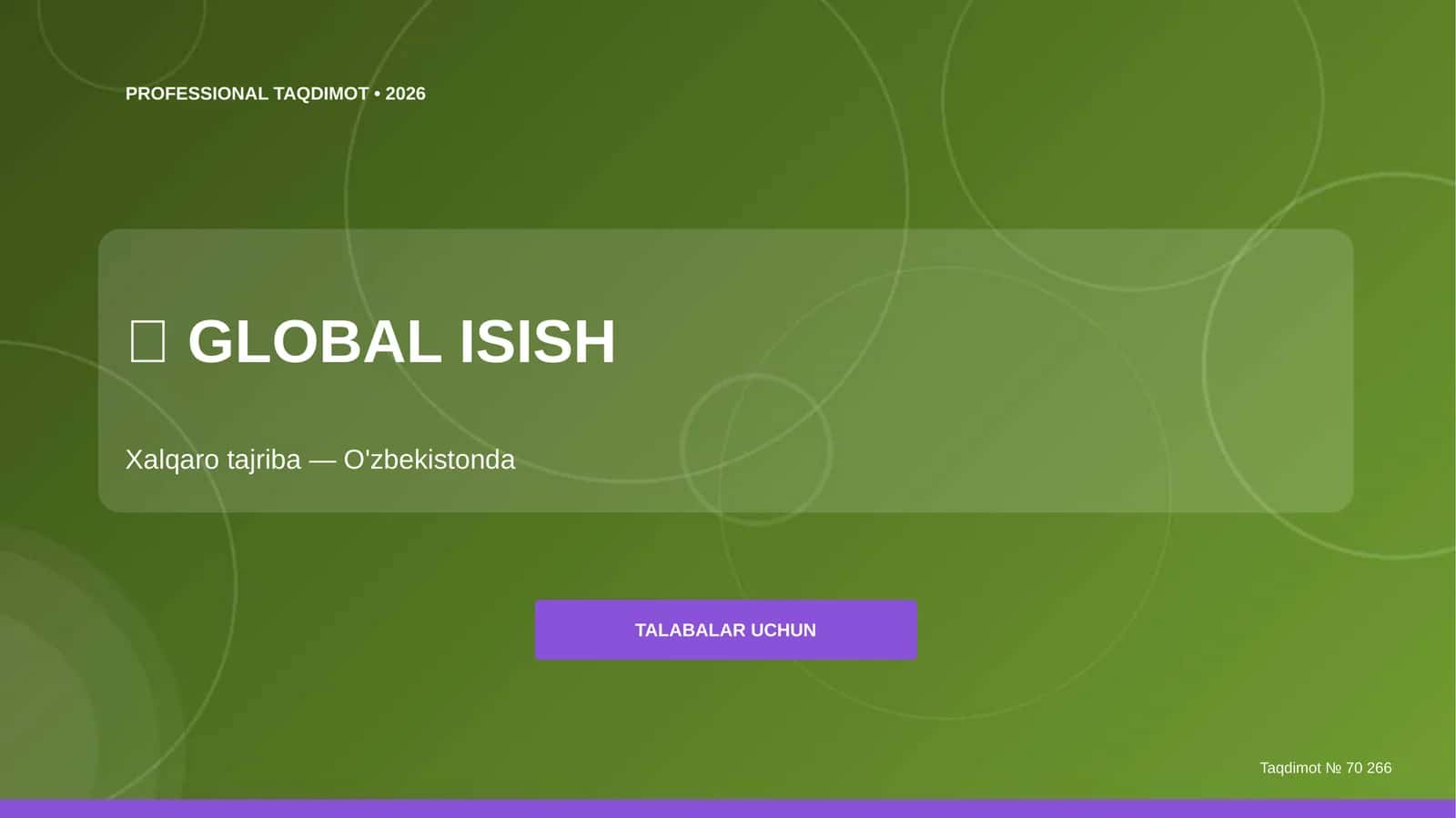 GLOBAL ISISH 1