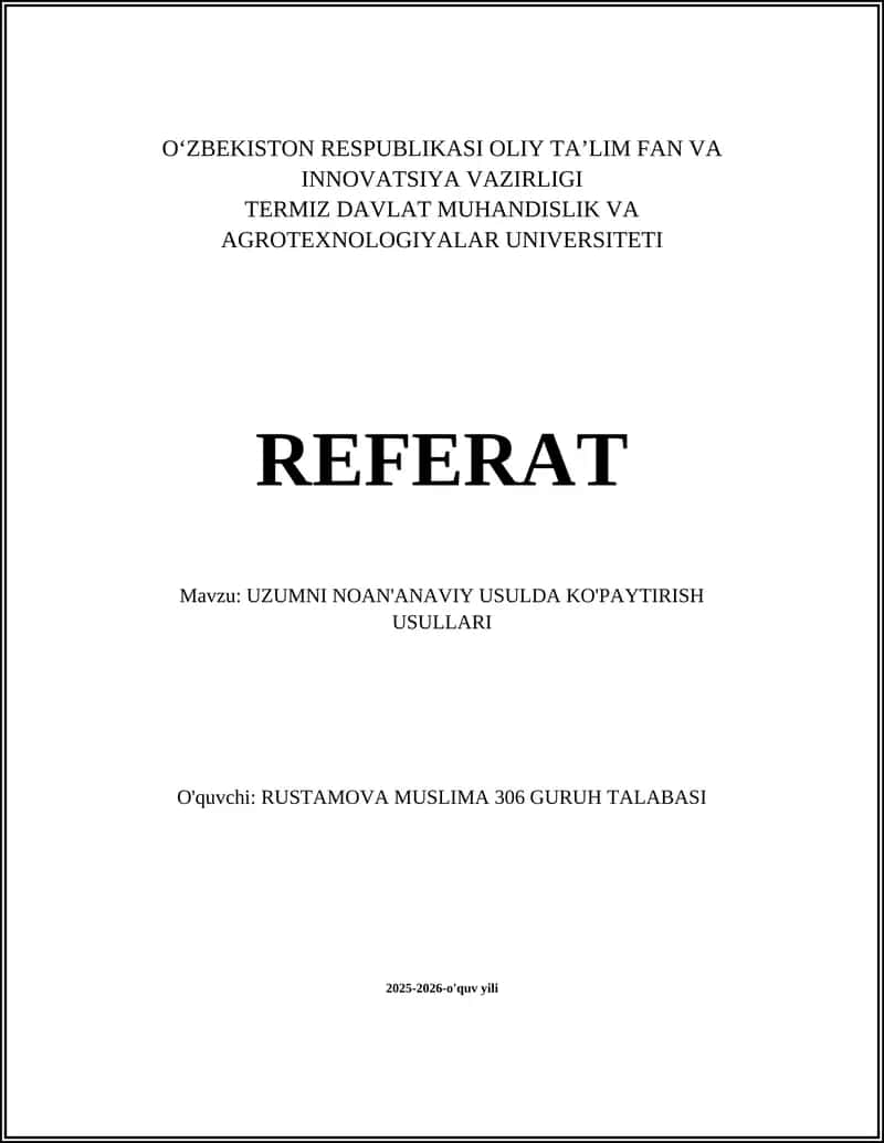 In vitro mikropropagatsiya va klonlash usullari 1