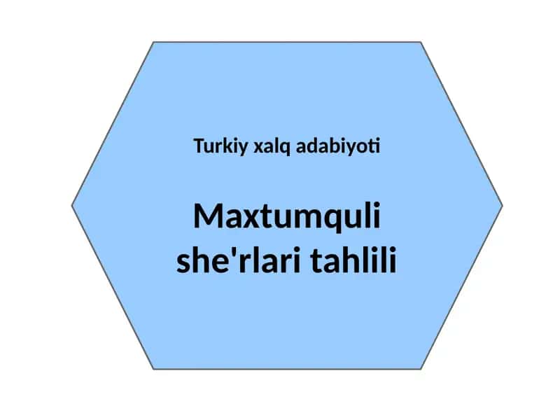 Maxtumquli 1