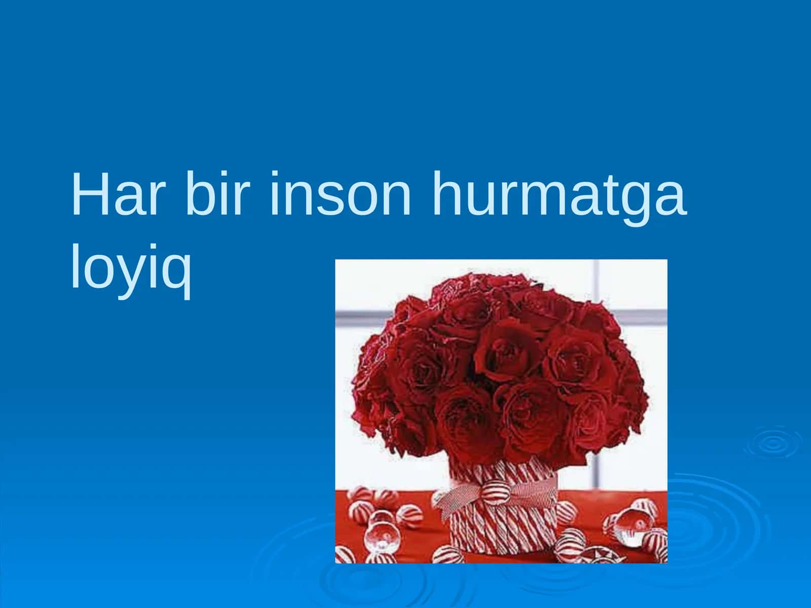 Har bir inson hurmatga loyiq 1