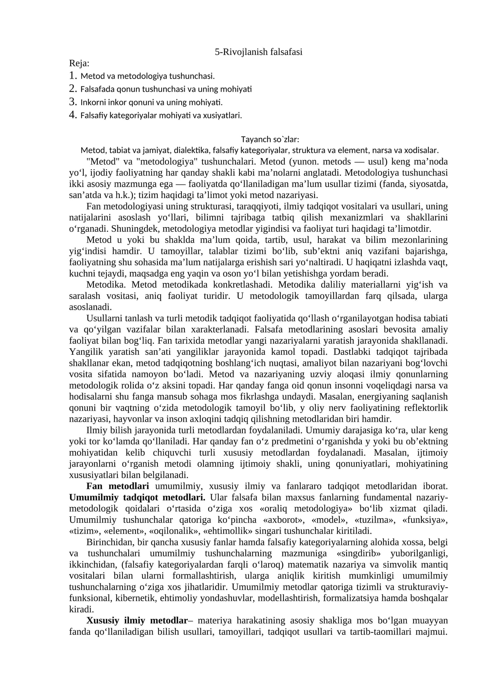 5-Rivojlanish falsafasi 1