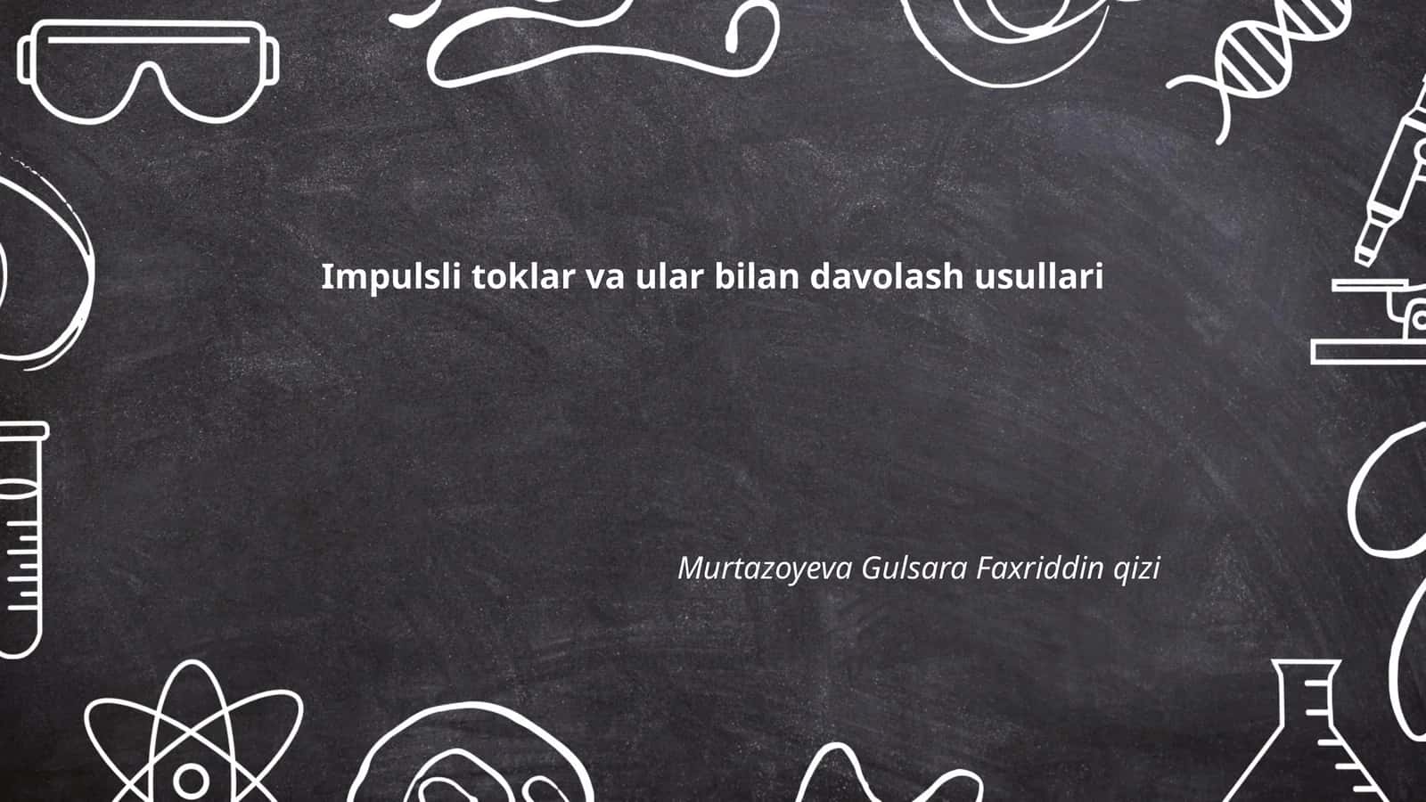 Impulsli to'lqinlar nazariyasi 1