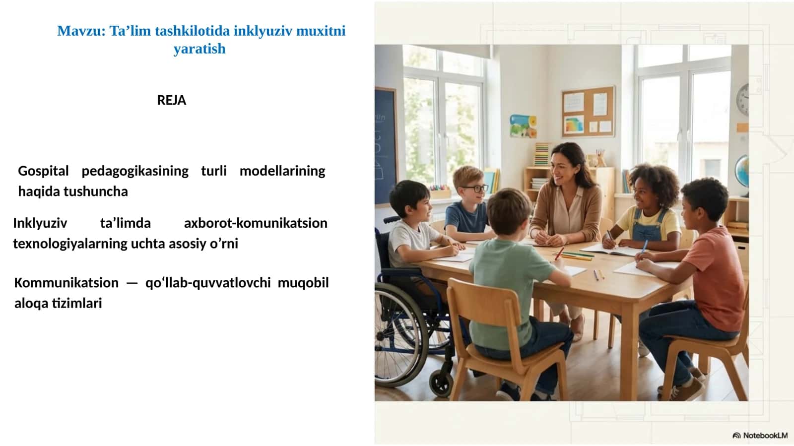 Ta’lim tashkilotida inklyuziv muxitni yaratish 1