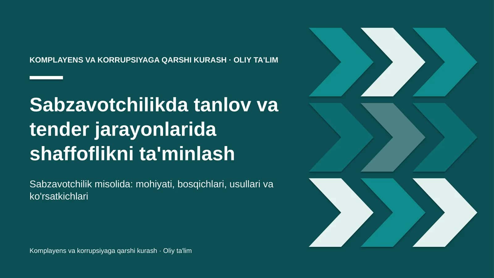 sabzavotchilikda tanlov va tender jarayonlarida shaffoflikni ta'minlash 8875 1