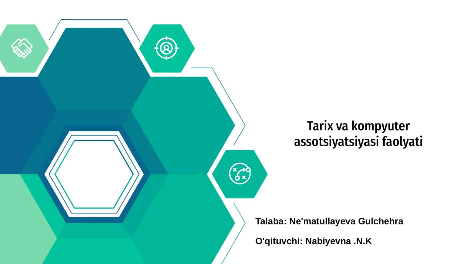 Tarix va kompyuter assotsiyatsiyasi faolyati 1