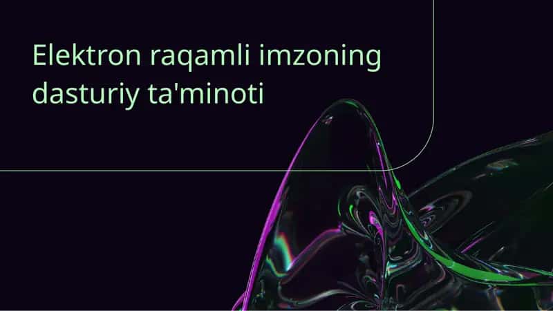 Elektron raqamli imzo 1