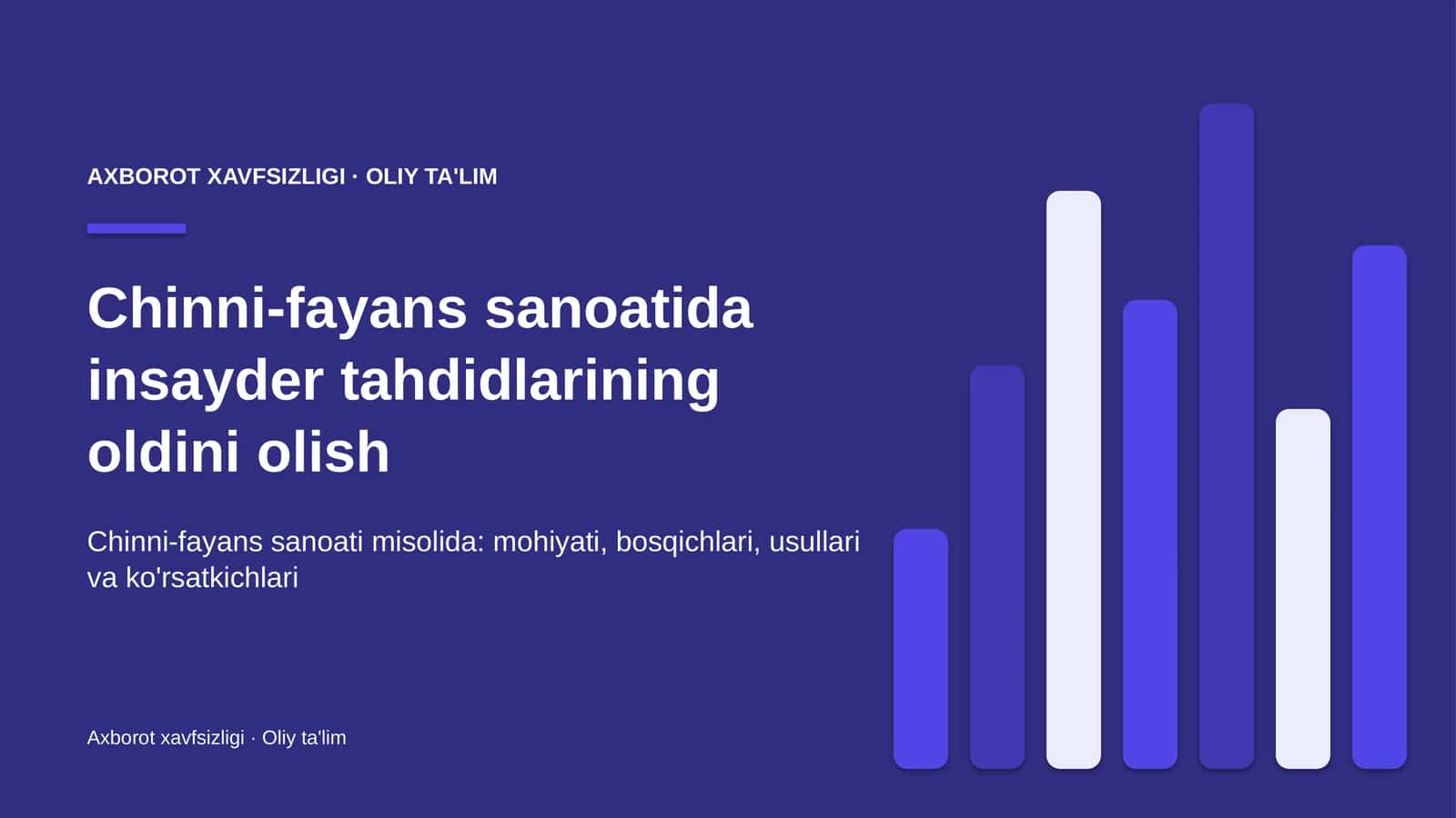 Insayder tahdidlarining oldini olish: mohiyati 1
