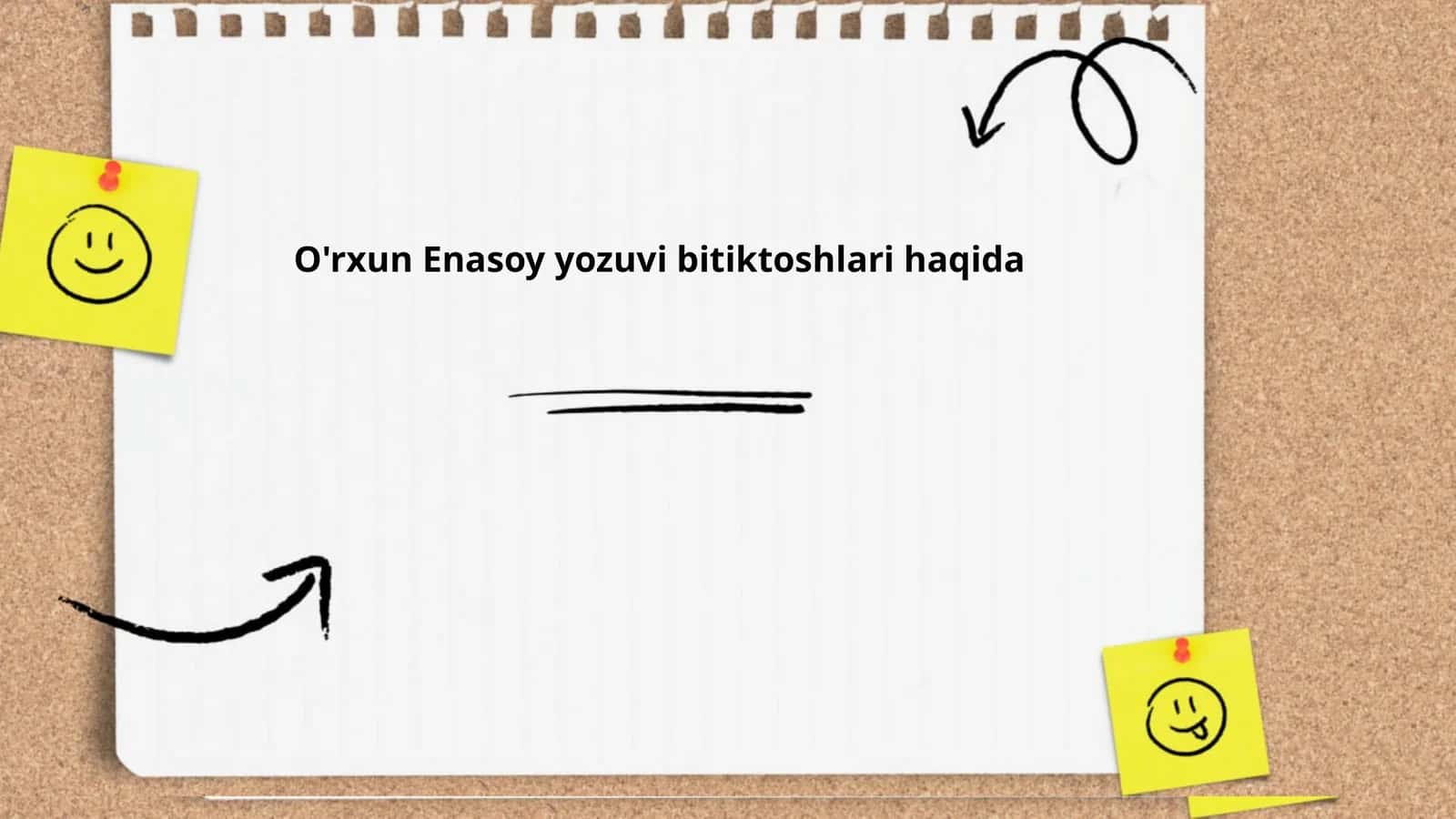 O'rxun Enasoy yozuvi bitiktoshlari haqida 1