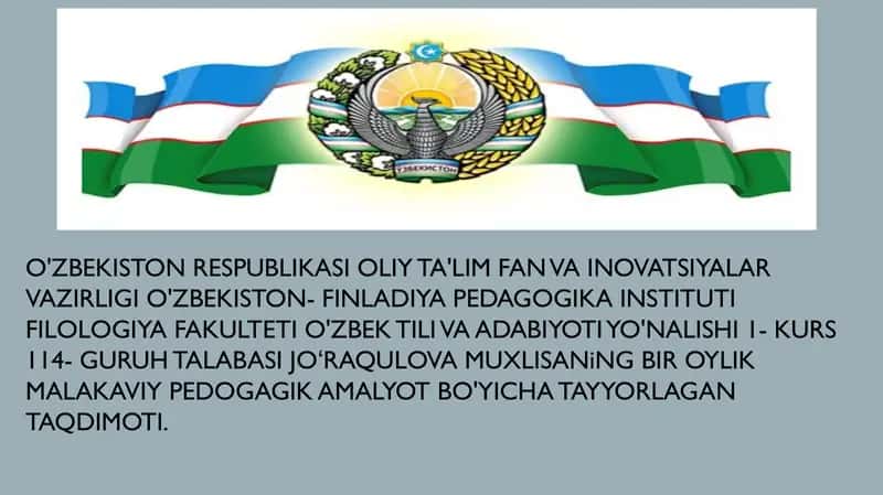 Pedagogika malakaviy ta'lim 1