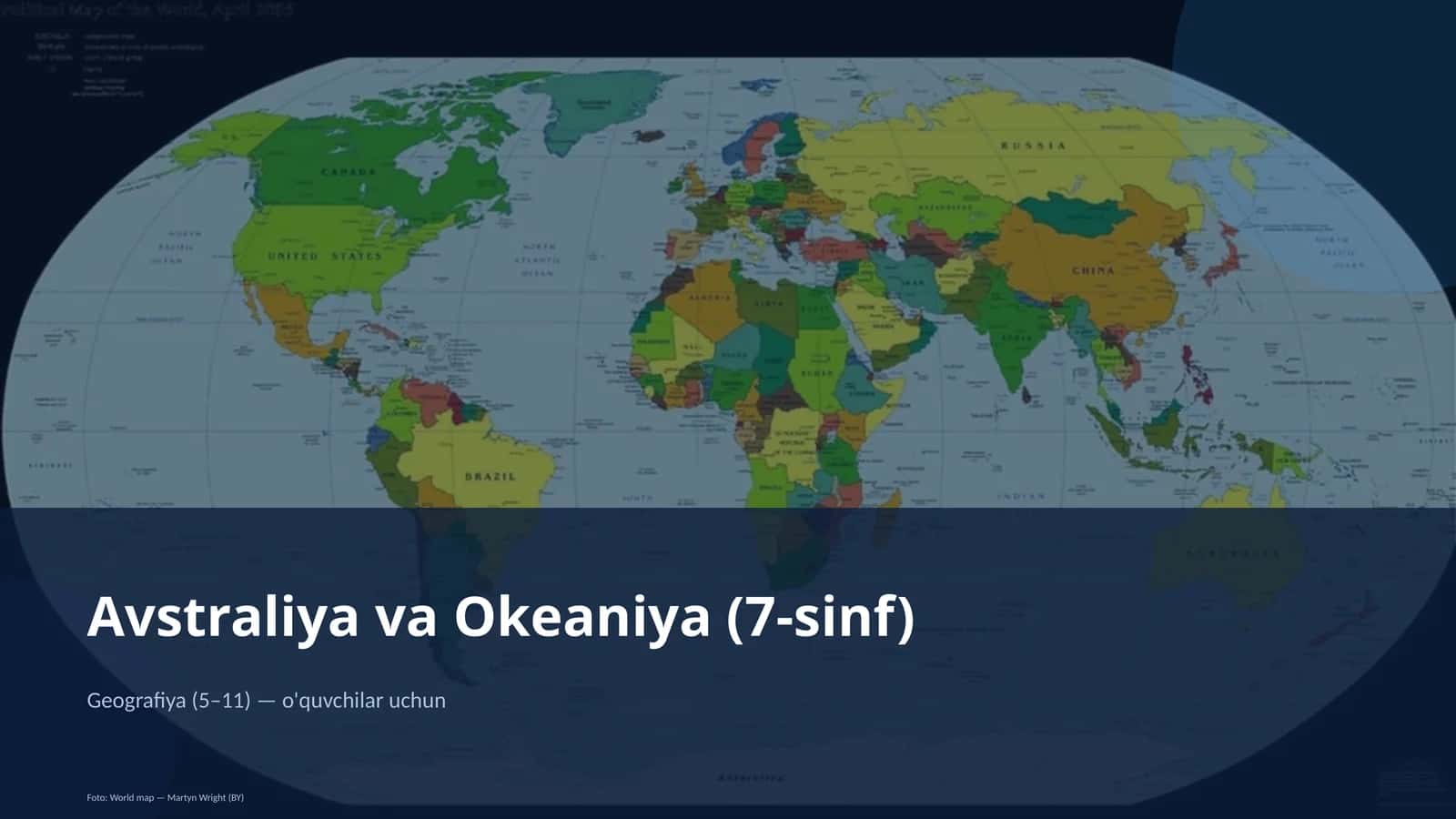 Avstraliya va Okeaniya (7-sinf) 1