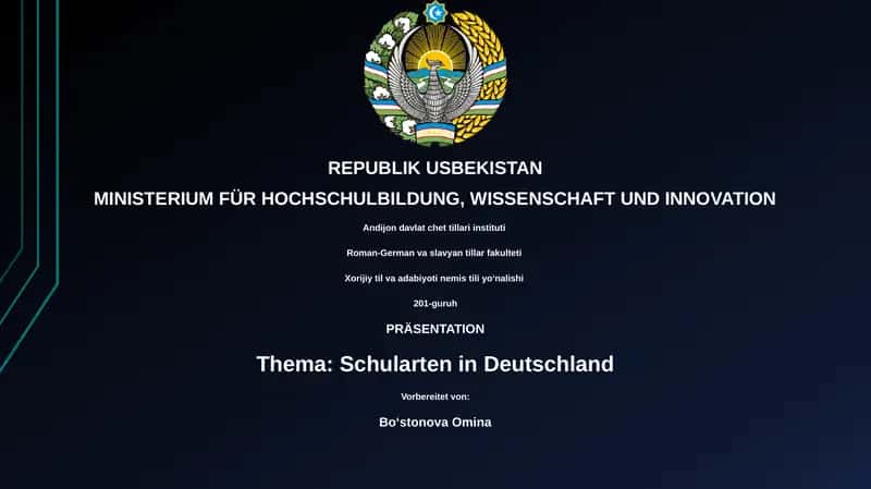 Schularten in Deutschland 1