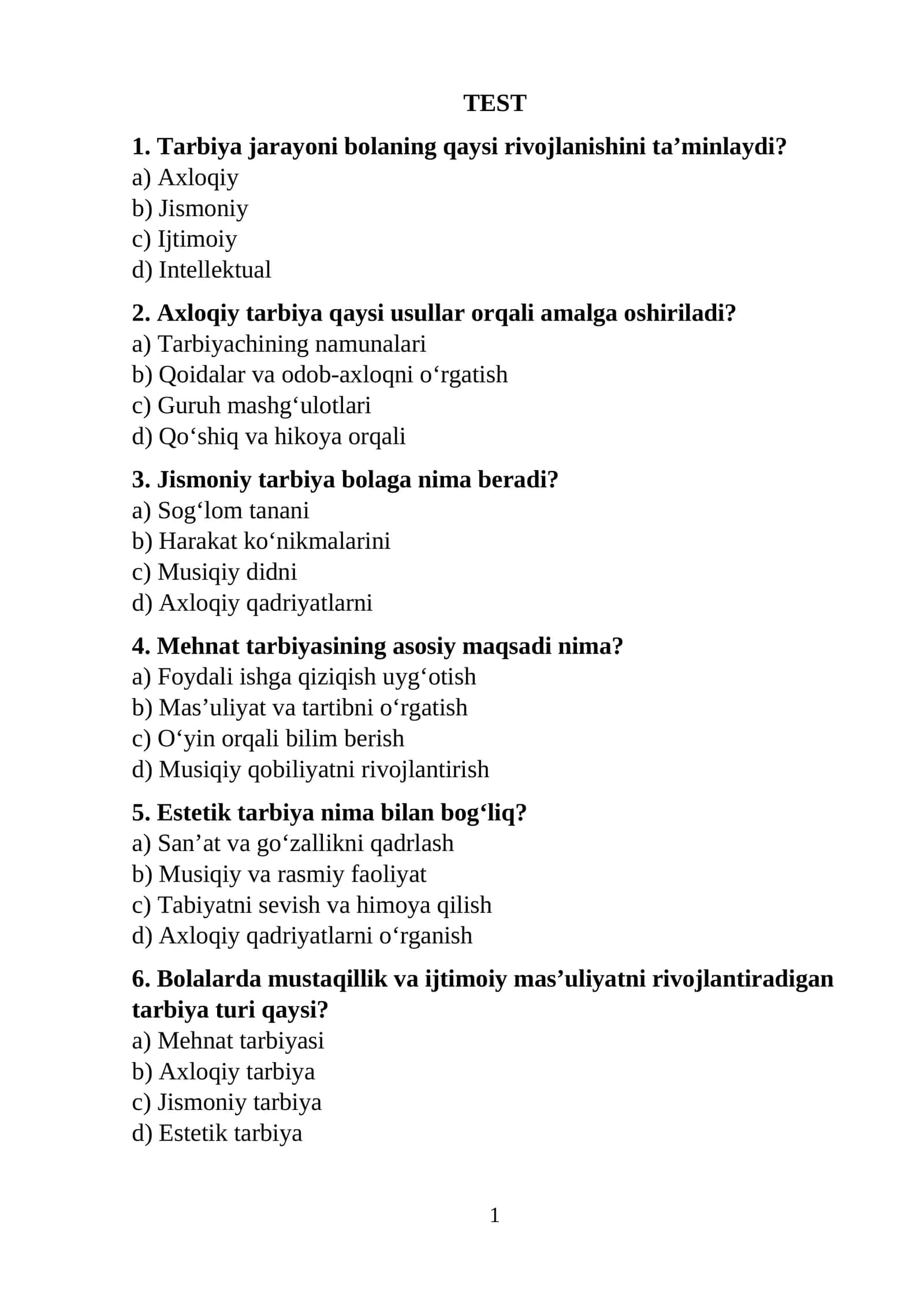 Tarbiya jarayoni 1