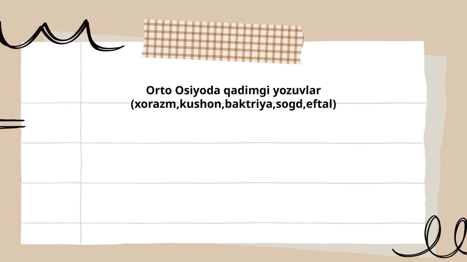 Xorazmiy yozuvlar 1