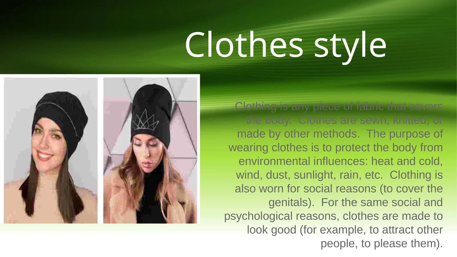 Clothes style 1