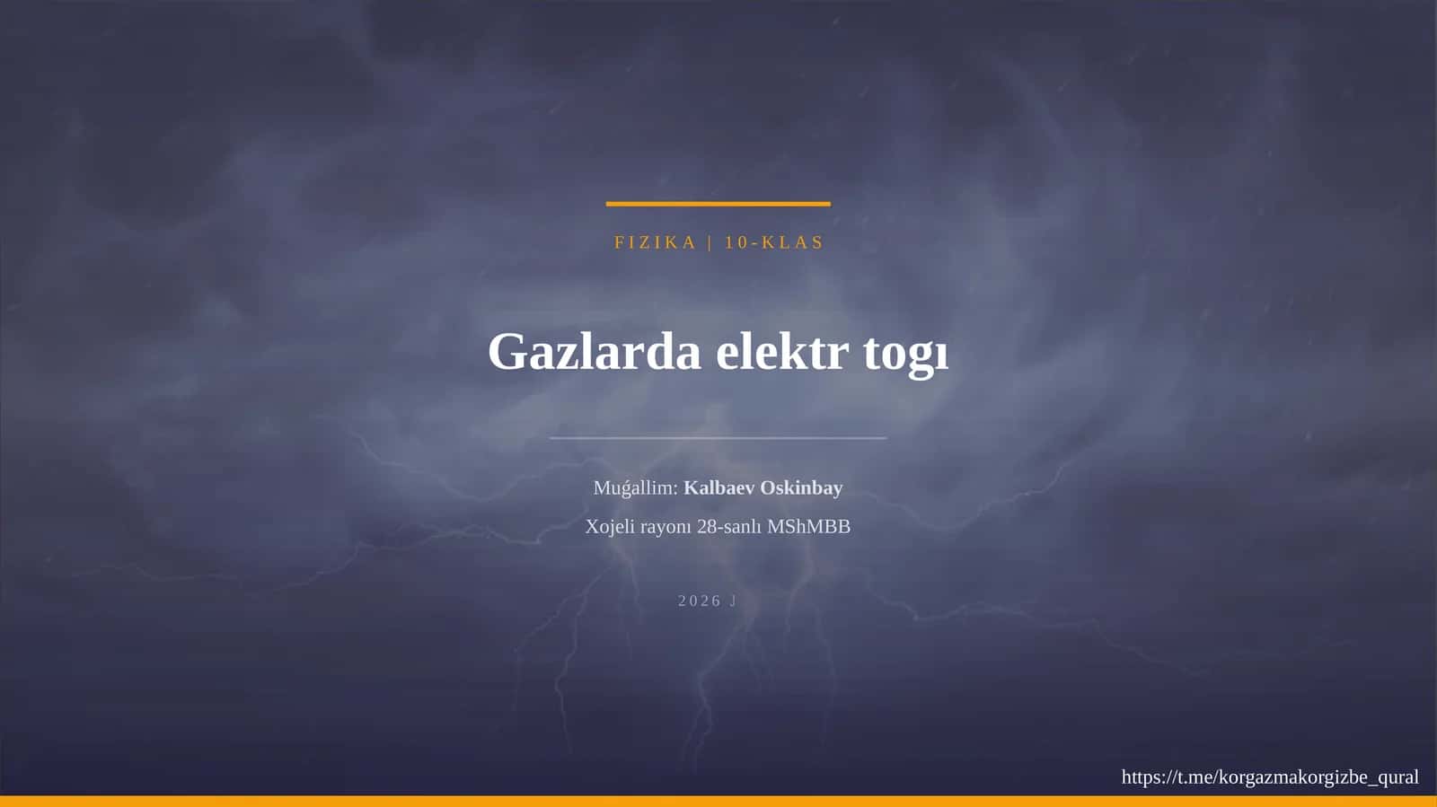 Gazlarda elektr tog'i 1