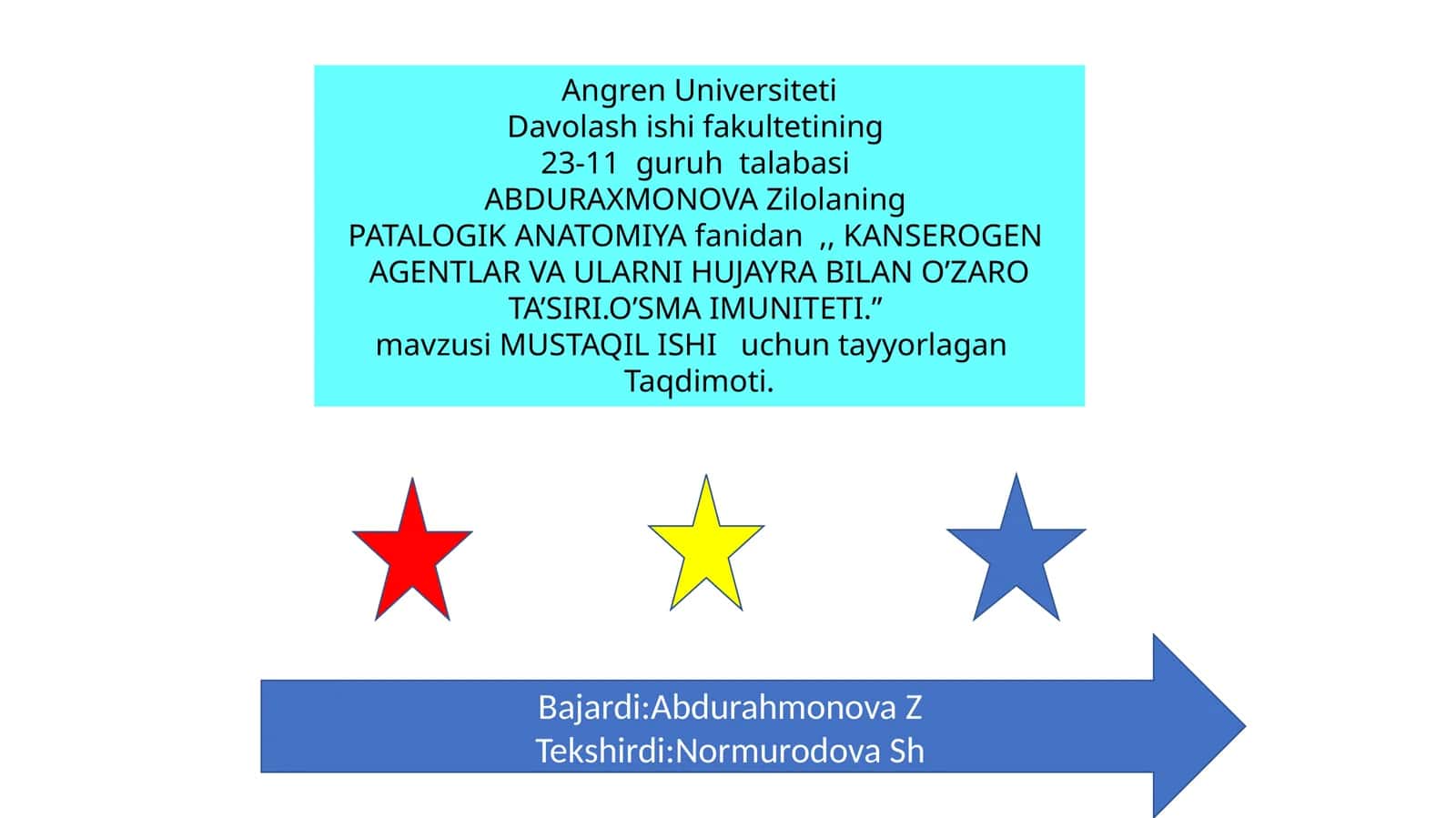 Kanserogen agentlar va ularni hujayra bilan o'zaro ta'siri 1