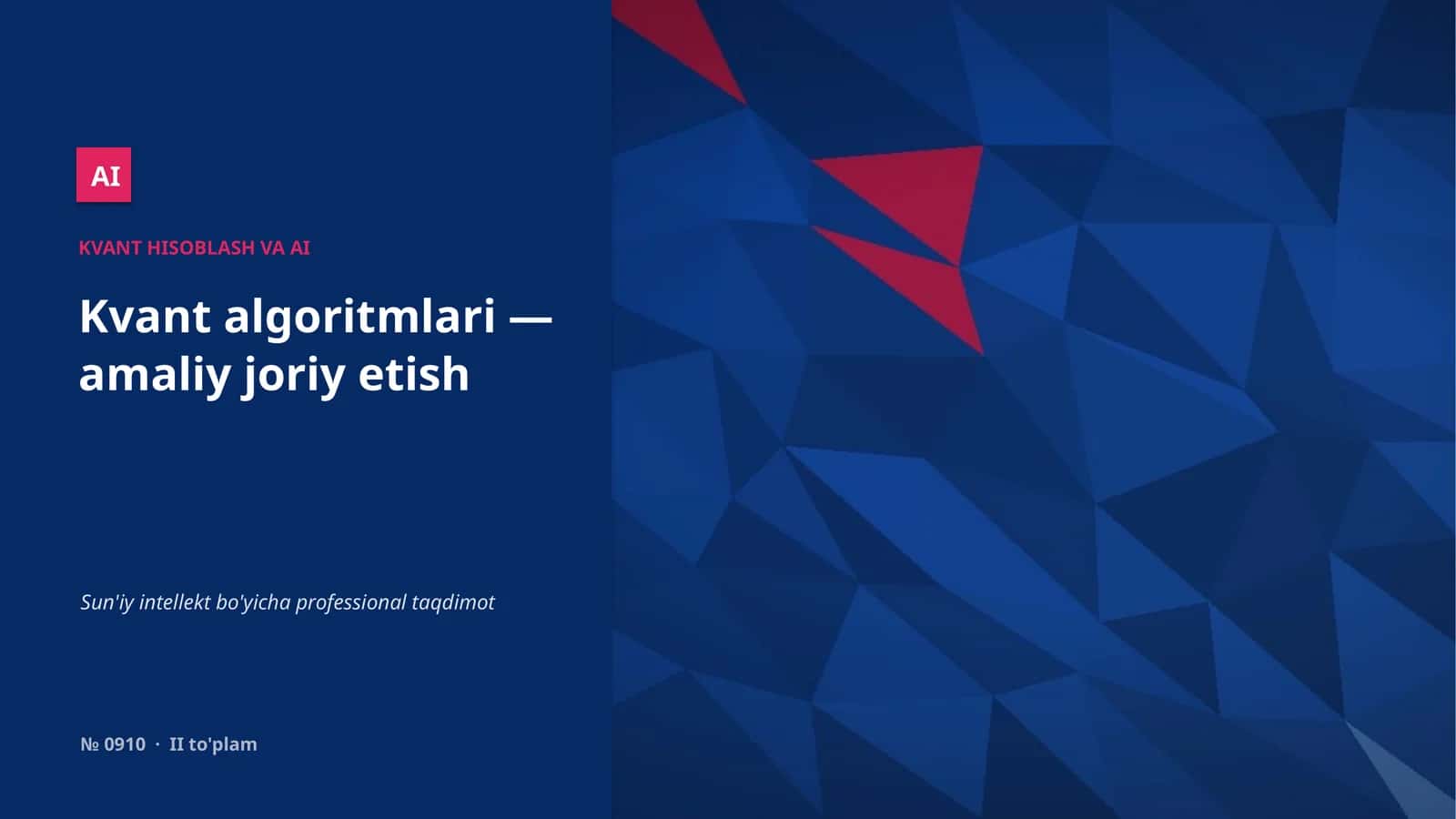 AI KVANT HISOBLASH VA AI 1