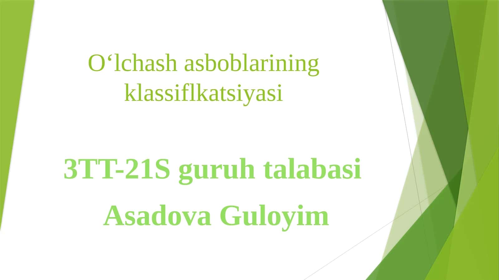 O‘lchashasboblarining klassiflkatsiyasi 1