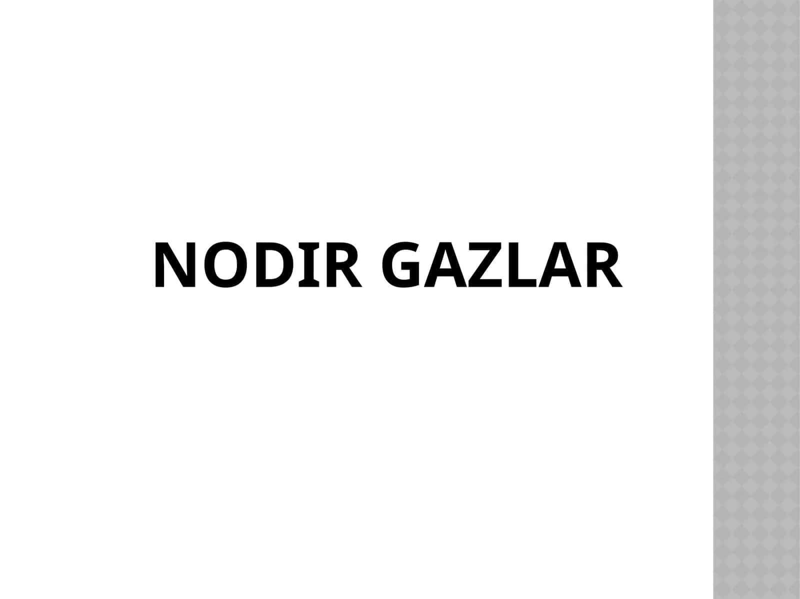 Nodir gazlar 1