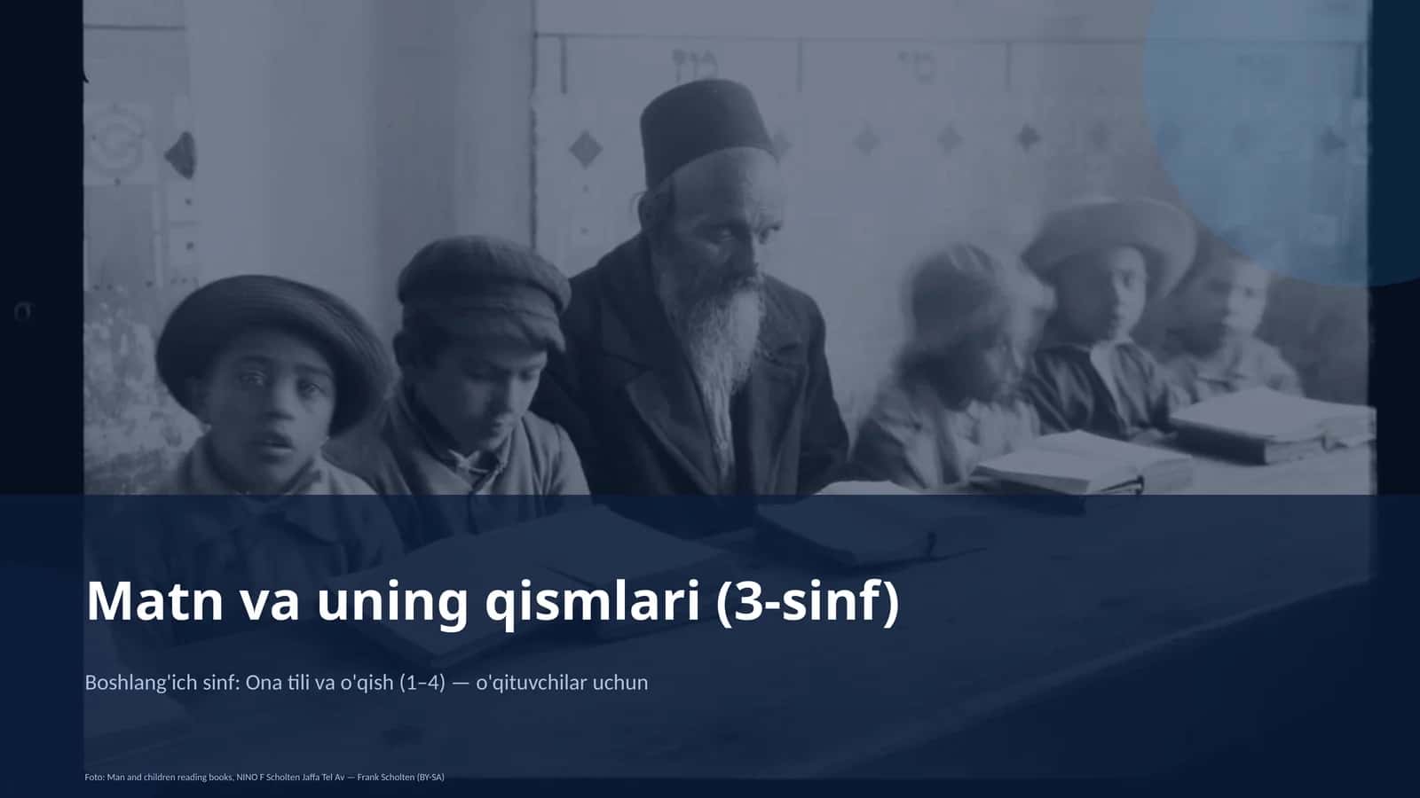 Matn va uning qismlari (3-sinf) 1