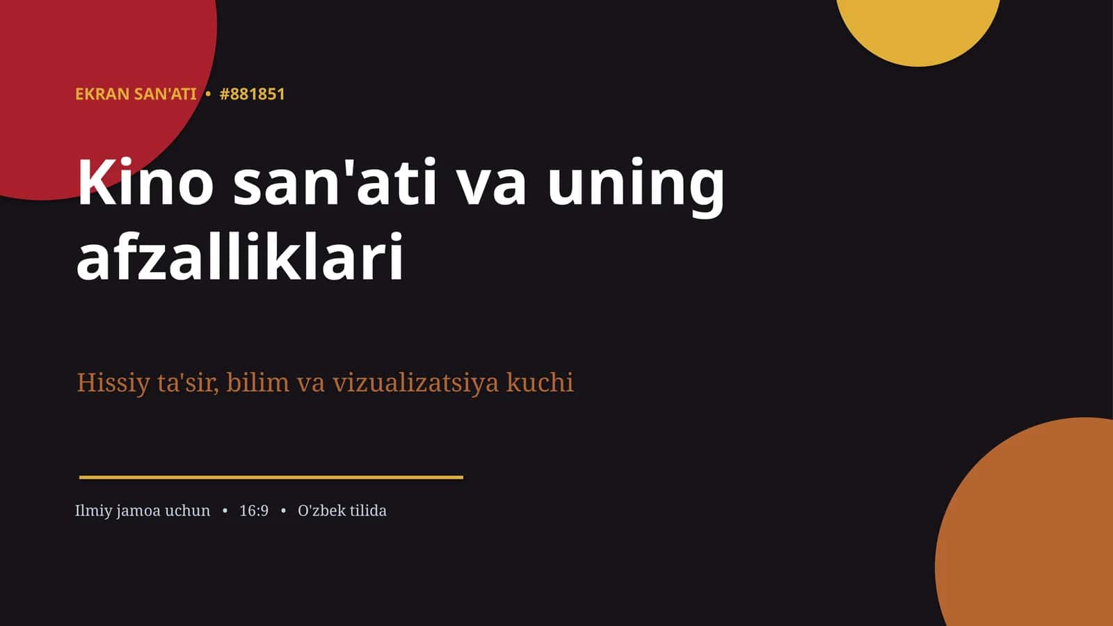EKRAN SAN'ATI • #881851 1