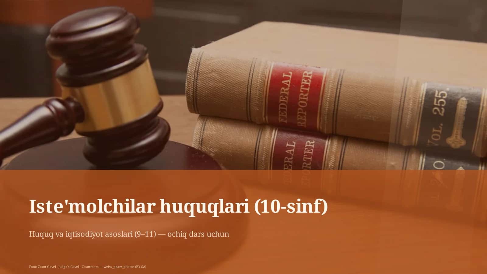 Iste'molchilar huquqlari (10-sinf) 1
