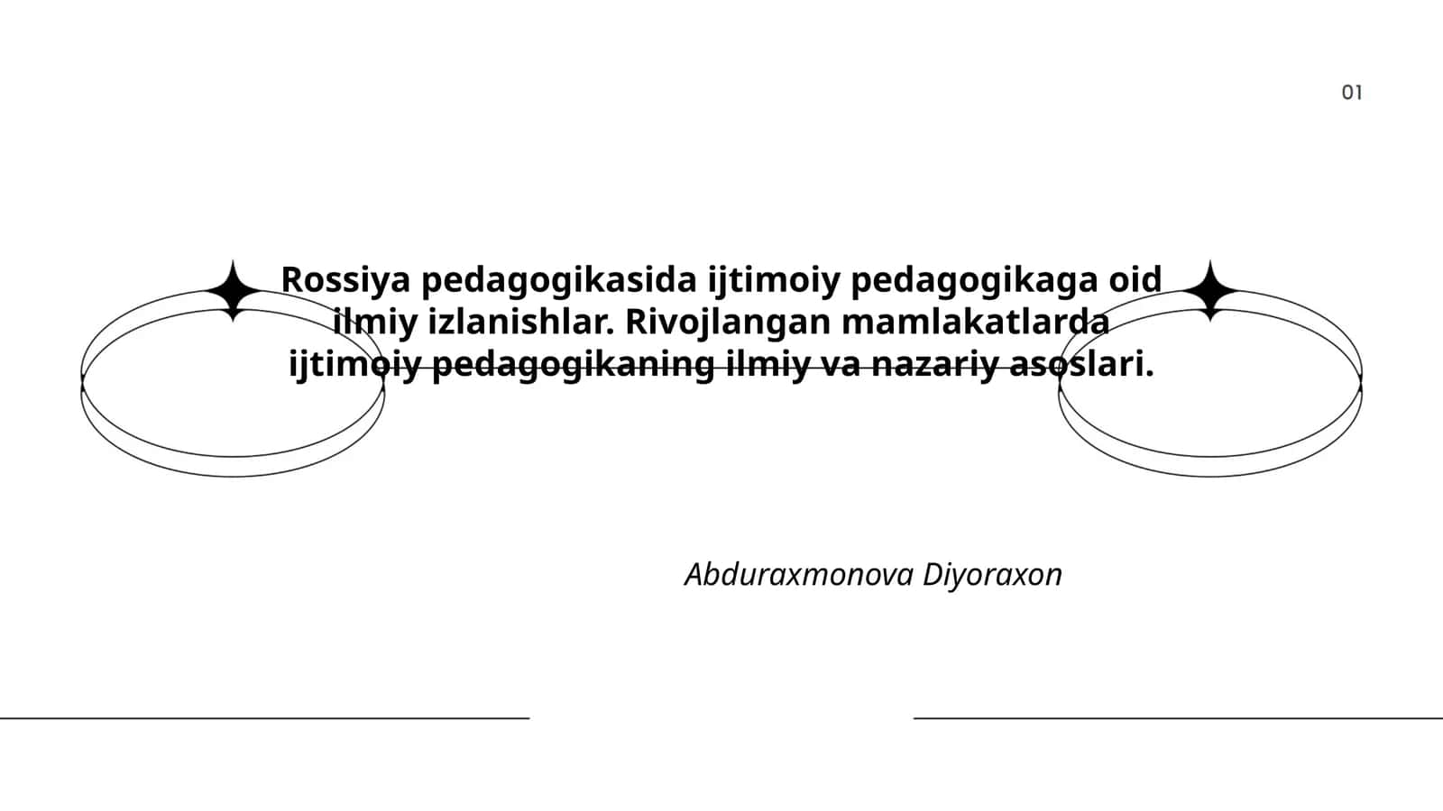 Rossiya pedagogikasida ijtimoiy pedagogikaga oid ilmiy izlanishlar 1