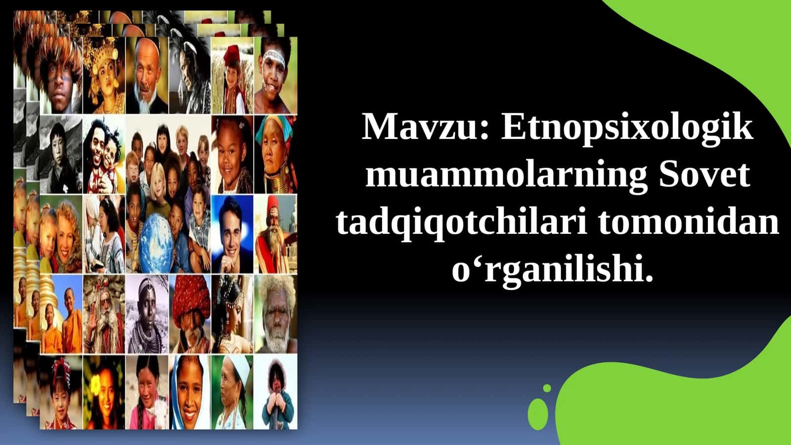 Etnopsixologik muammolarning Sovet tadqiqotchilari tomonidan o‘rganilishi 1