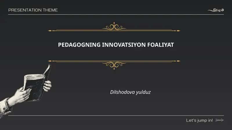 Innovatsion o'qituv metodlari 1