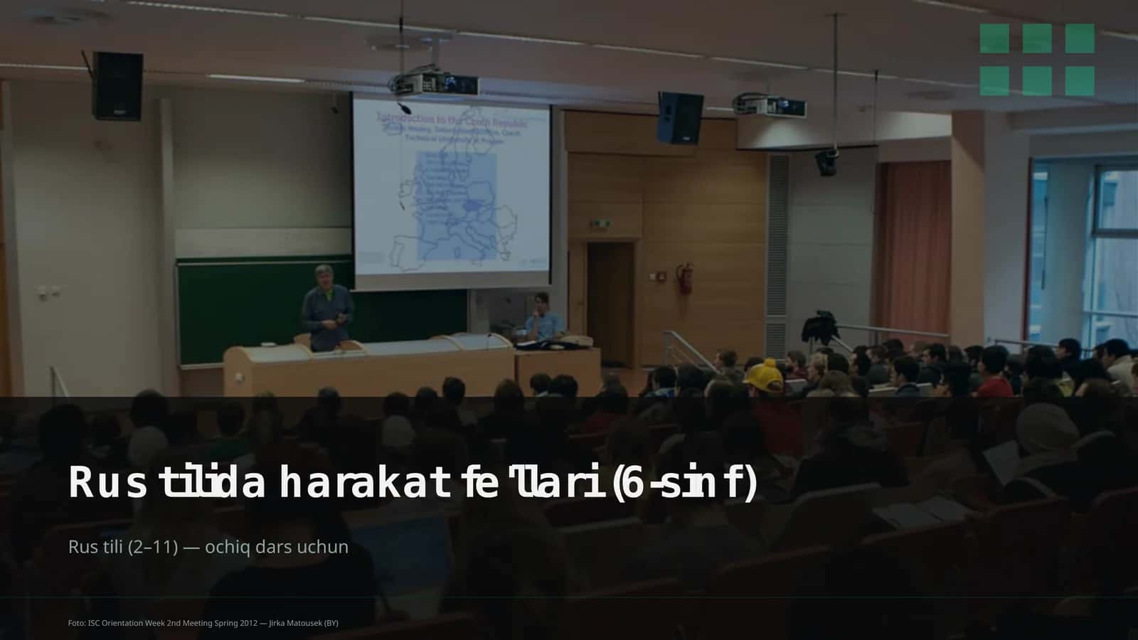 Rus tilida harakat fe'llari (6-sinf) 1