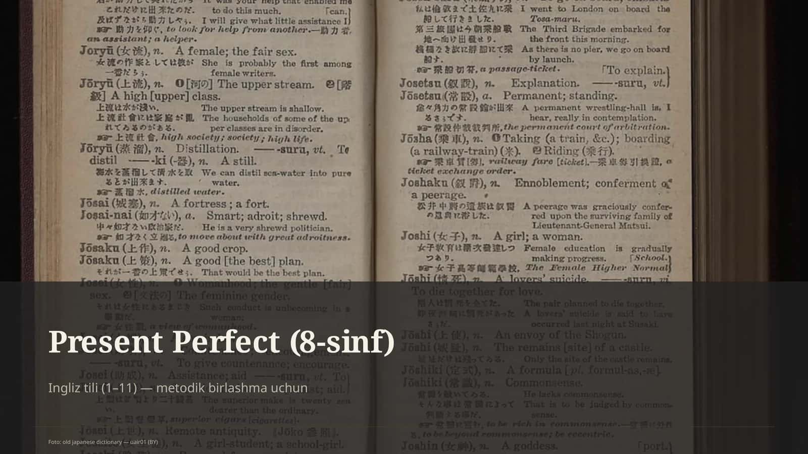 Present Perfect (8-sinf) 1