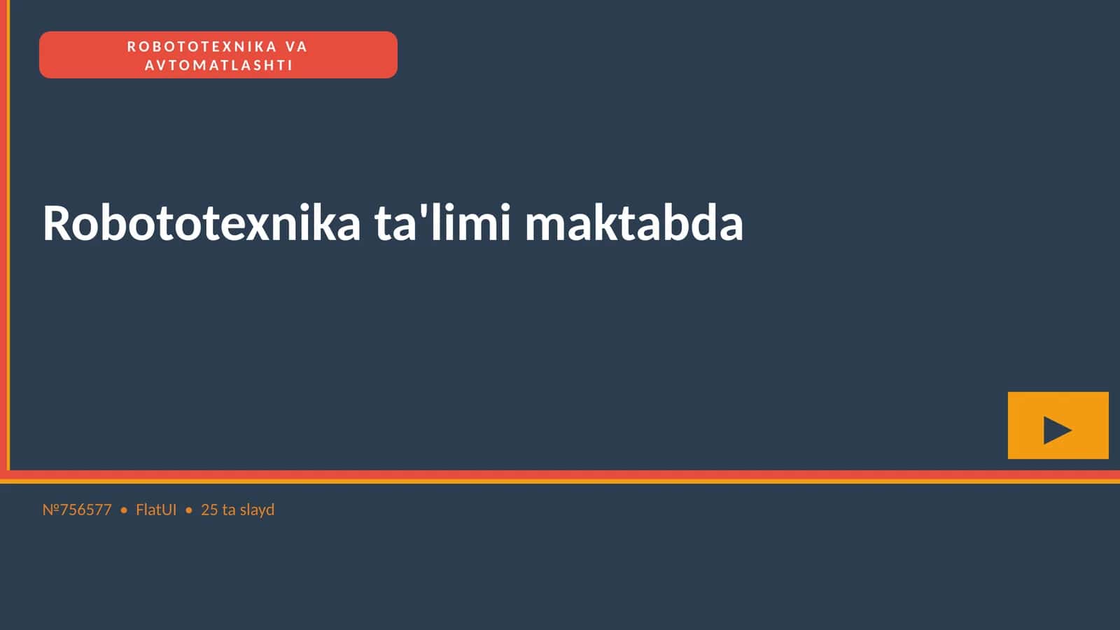 ROBOTOTEXNIKA VA AVTOMATLASHTI 1