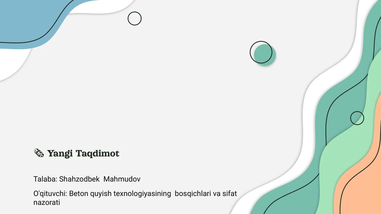 Beton quyish texnologiyasining bosqichlari va sifat nazorati 1
