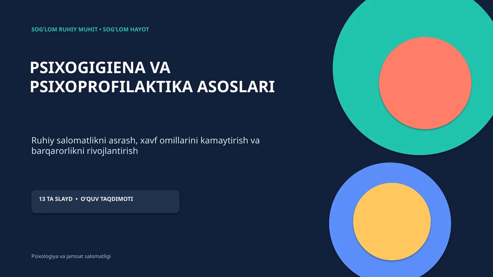 PSIXOGIGIENA VA PSIXOPROFILAKTIKA ASOSLARI 1