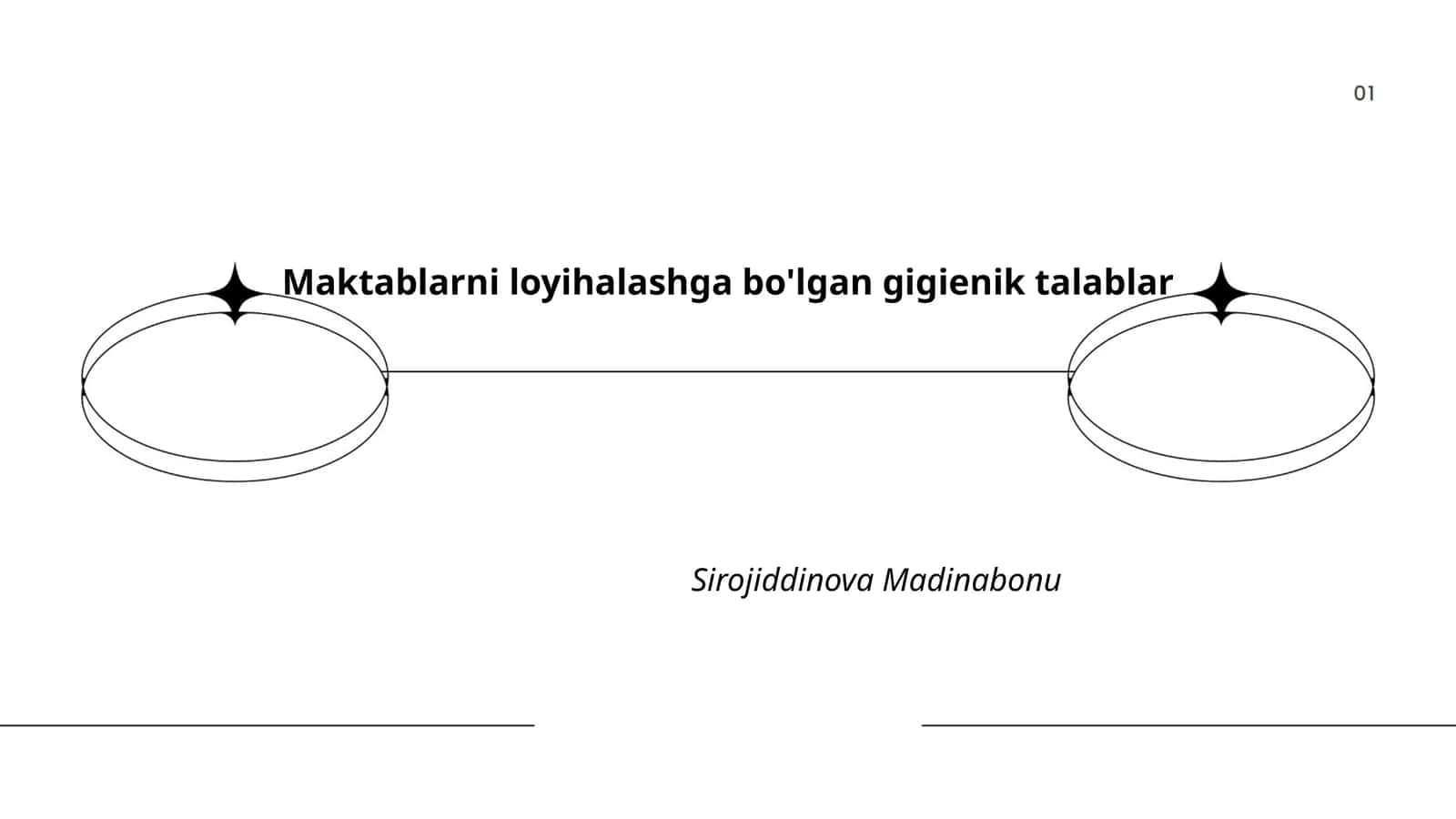 Maktablarni loyihalashga bo'lgan gigienik talablar 1