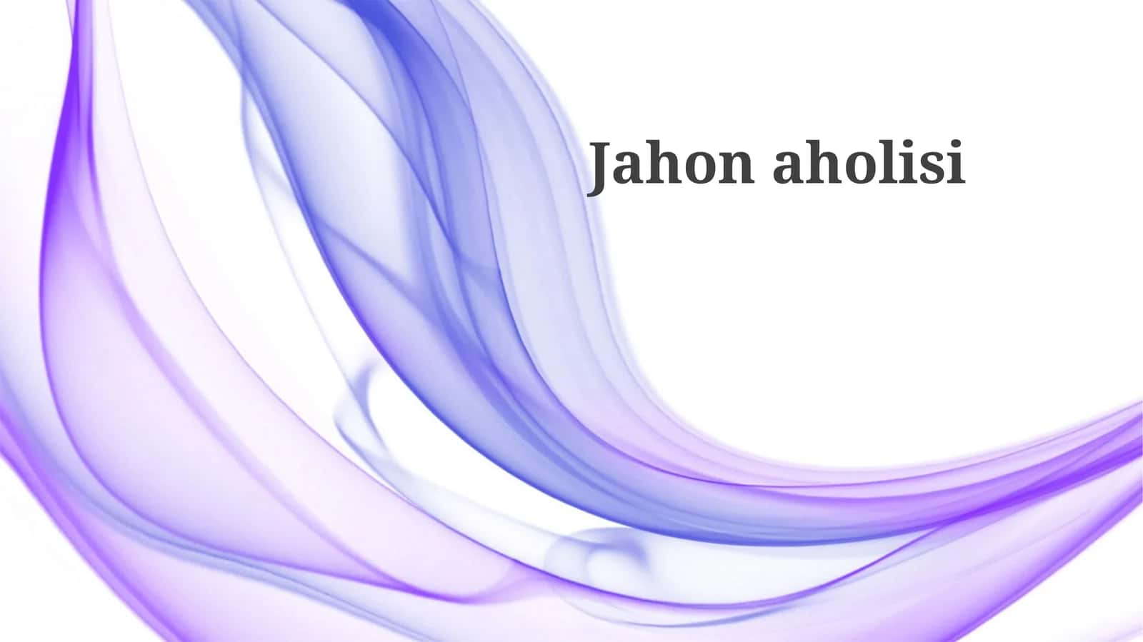 Jahon aholisi 1