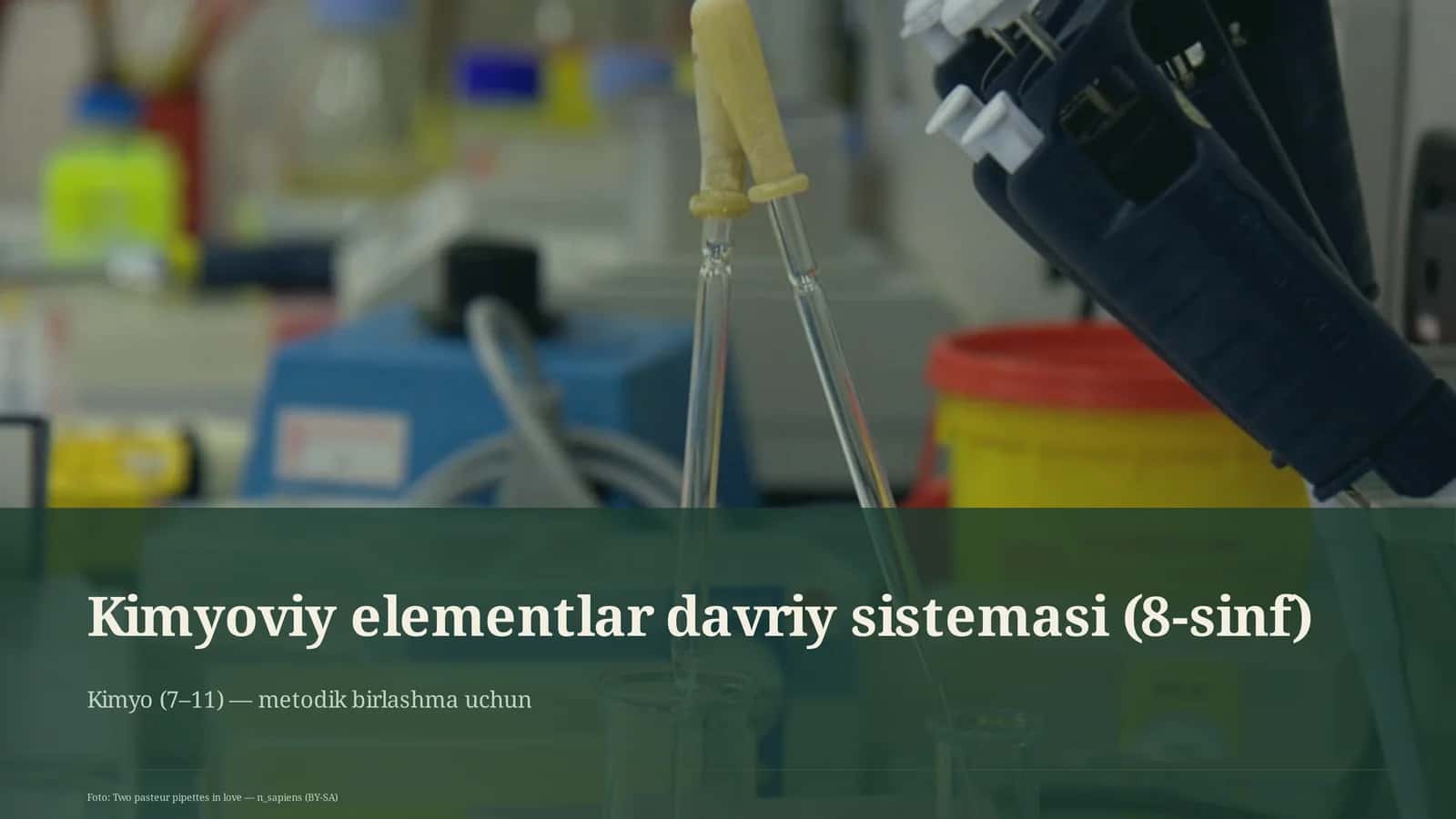 Kimyoviy elementlar davriy sistemasi (8-sinf) 1