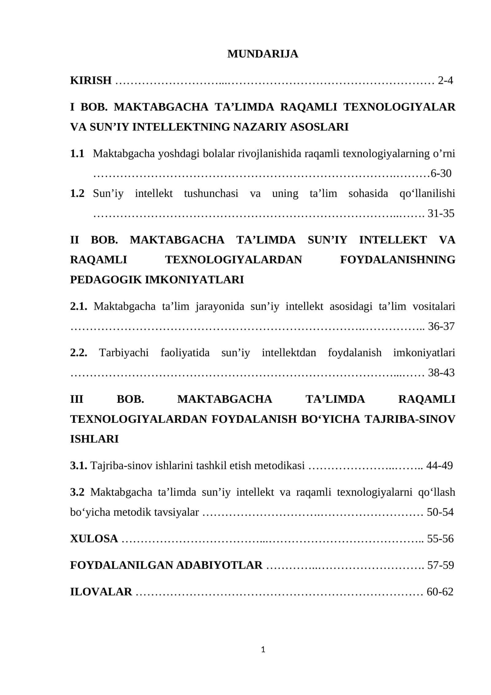 MAKTABGACHA TAʼLIMDA RAQAMLI TEXNOLOGIYALAR VA SUNʼIY INTELLEKTNING NAZARIY ASOSLARI 1