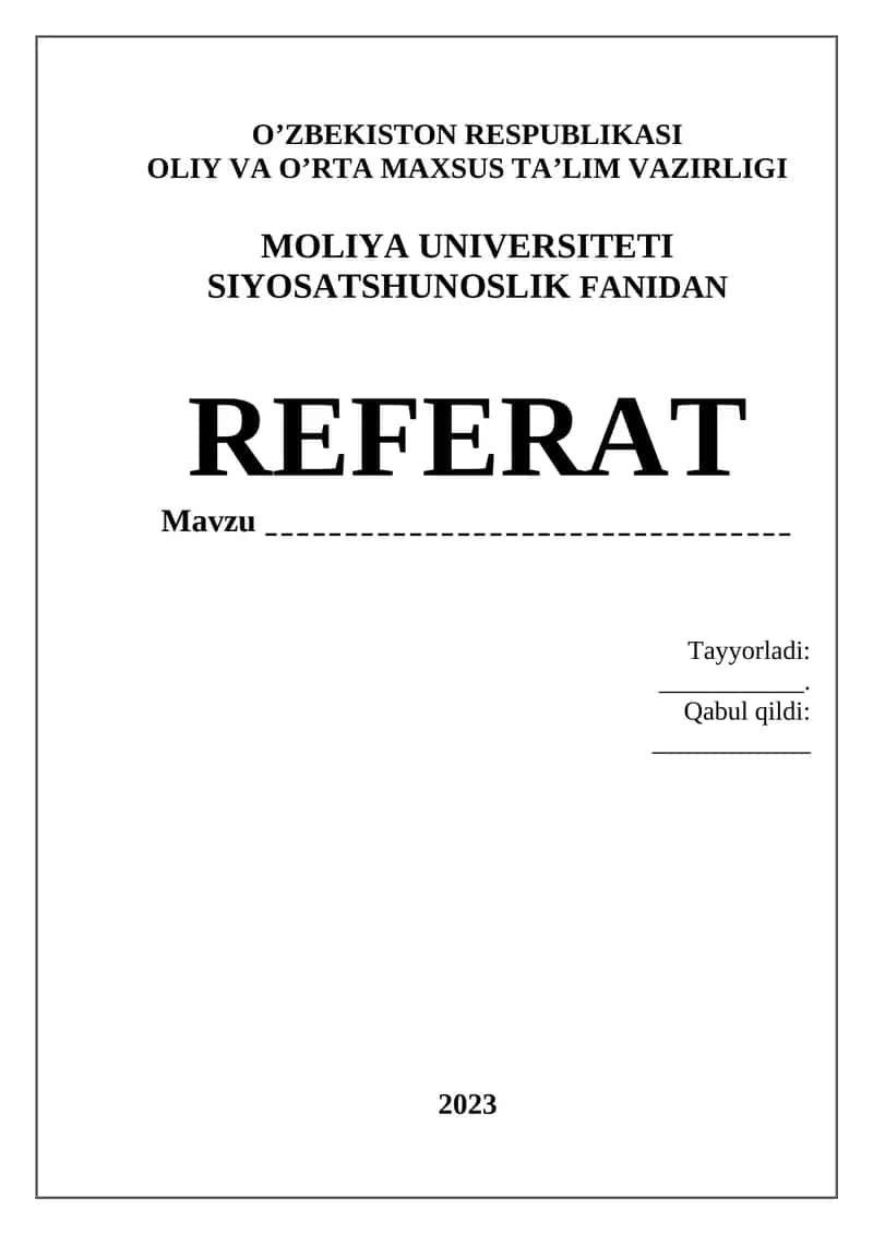 SIYOSIY MАDАNIYAT, SIYOSIY MАFKURАLАR 1