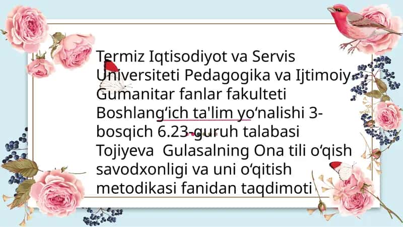 So‘z birikmasi va gap 1