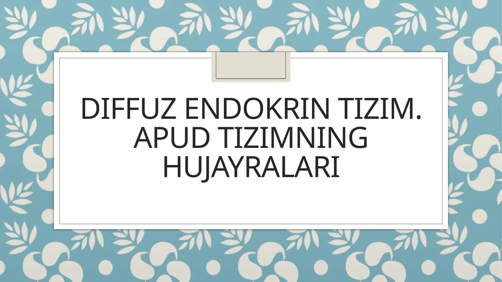 Diffuzendokrintizim 1